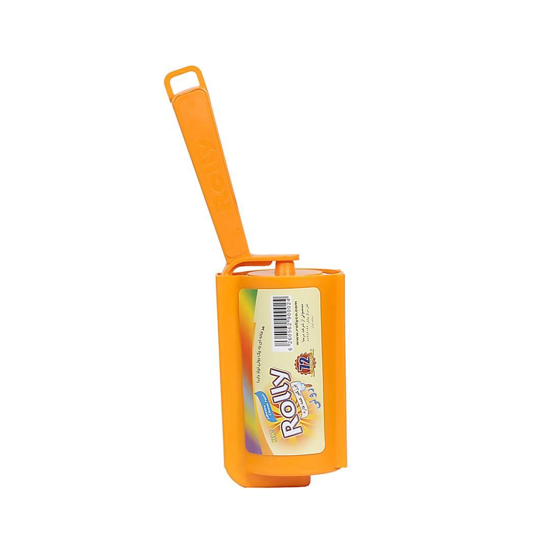 پرزگیر رولی مدل فانتزی قاب دارد نارنجی خرید پرزگیر رولی مدل فانتزی قابدار نارنجی